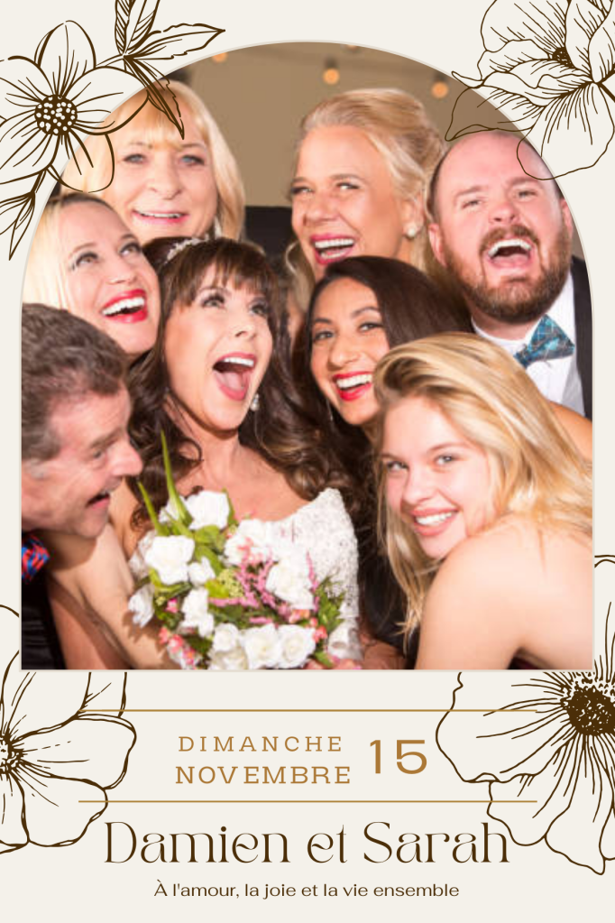 Création photobooth mariage personnalisée PHOTOBOOTH44 à Nantes