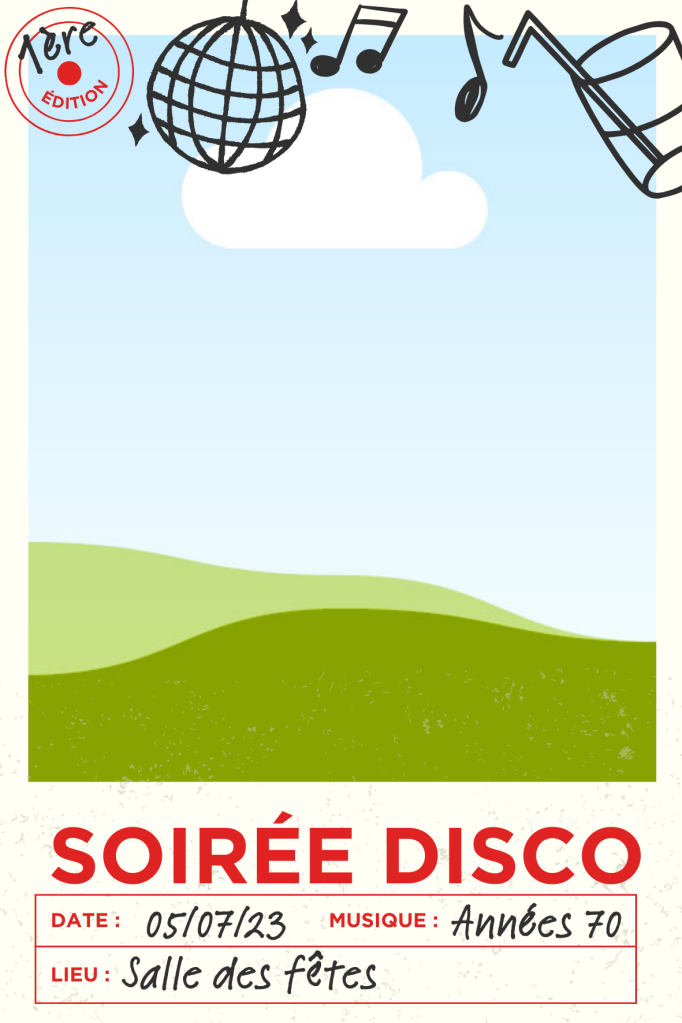 Création PHOTOBOOTH44 — Soirée disco